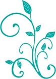 Ножі для вирубки від Cheery Lynn Designs - Fanciful Flourish Left - B292