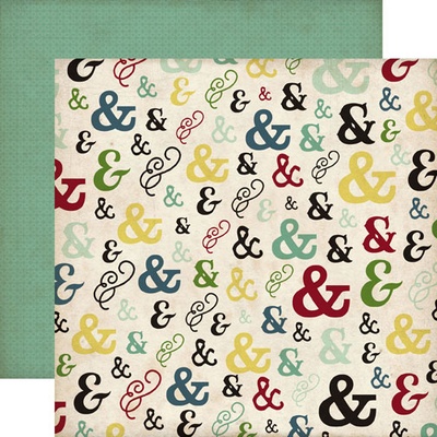 Аркуш скрап-паперу Echo Park - Ampersand, Times & Seasons 2, 30x30см