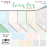 Набір двостороннього паперу від Scrapmir - Every Day (Pastel), 30x30см, 10 аркушів