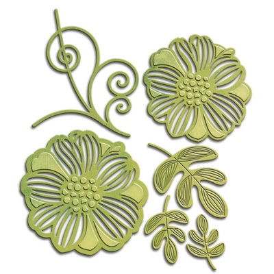 Ніж для вирубки від Spellbinders - Victorian Garden Romantic Blooms One