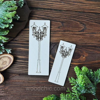 Чіпборд Ліхтар подвійний від WOODchic, висота 13 см