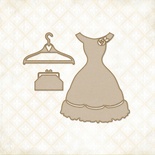 Чіпборд Blue Fern StudiOs-Charlotte's Dress Set