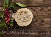 Чіпборд набір гарбузів від WOODchic, 5x5см