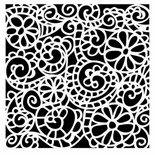 Маска The Crafter's Workshop - Swirly Garden, 30x30cм