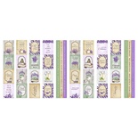 Набір смужок з картинками для декорування Lavender Provence, ТМ Фабрика Декору