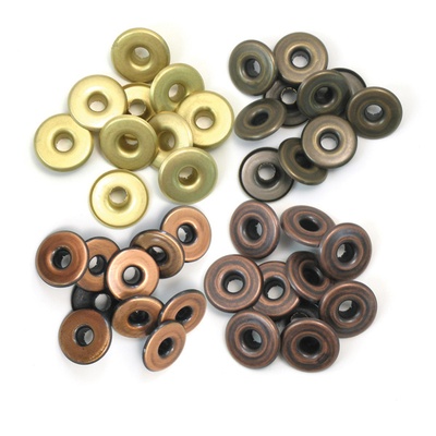 Люверси - WeRM - Copper Warm Metal, 40 штук, 4 відтінки, WER - EW - 41595