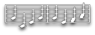 Ніж для вирубки - Dies- Musical Interlude від Memory Box, 1 шт