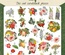 Набір висічок для скрапбукінгу, колекція Summer botanical diary 58 шт., ТМ Фабрика Декору