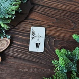 Чіпборд Ліхтар бра ажурний від WOODchic, 7x4см