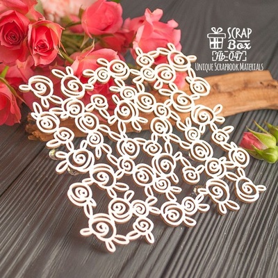 Чіпборд ScrapBox — Фон з трояндочок Hb-047