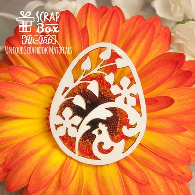 Чіпборд ScrapBox - Великоднє яйце-крашенка Hh-056