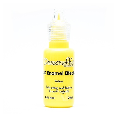 Рідкі емальовані краплі від Dovecraft - Yellow, 20 мл
