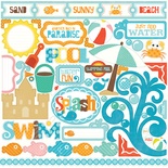 Наліпки від Echo Park - Splash Element Stickers