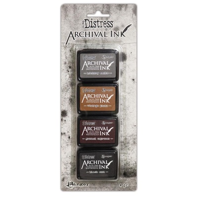 Набір архівних чорнил Ranger - Distress - Mini Archival Ink Pads - Kit 3
