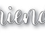 Ніж для вирубки від Poppystamps - Friend Folksy Script