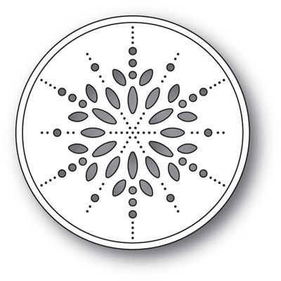 Ножі для вирубки від Memory Box - Pinpoint Snowflake Circle
