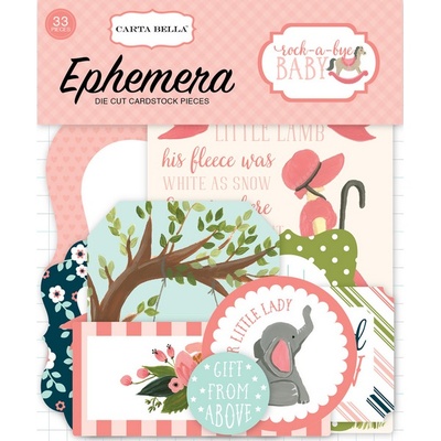 Висічки Carta Bella Rock-A-Bye Girl Ephemera