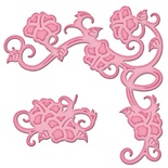 Ножі від Spellbinders - Hibiscus Corner - Гібіскус, куточок