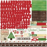 Наліпки від Echo Park- Alpha Reflections Christmas