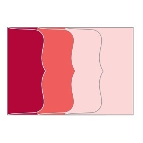 Набір конвертів Hero Arts - BLUSH MIX ENVELOPES (відтінки червоного), 3