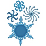 Набір ножів для вирубки від Spellbinders - Snowflake Pendants