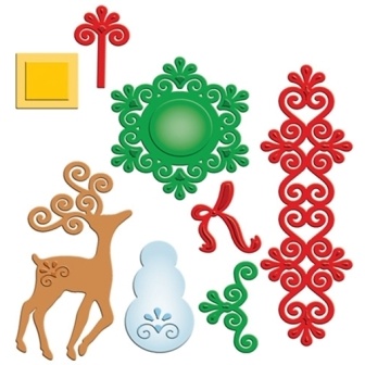 Набір ножів для вирубки від Spellbinders - Frosty Forms