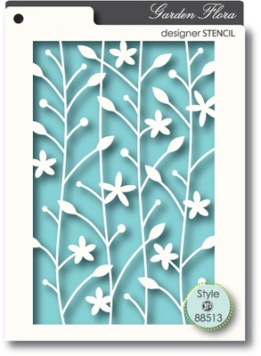 Маска от Memory Box - STENCILS- Flora