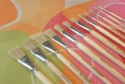 Пензель щетина плаский №4 від Hobby&You 