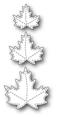 Ніж для вирубки від Poppystamps - Stitched Maple Trio