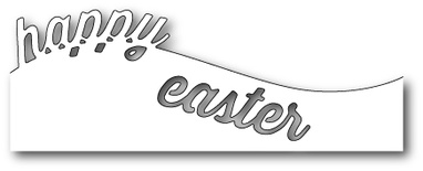 Ножі від Memory Box - Curved Happy Easter craft die