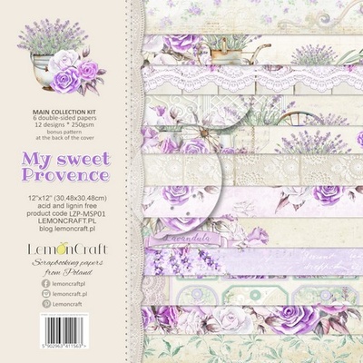 Набір скрап-паперу LemonCraft - My sweet Provence, 30.5x30.5, двосторонній