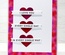Ніж для вирубки My Favorite Things - Die-namics Hearts in a Row - Vertical