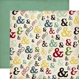 Аркуш скрап-паперу Echo Park - Ampersand, Times & Seasons 2, 30x30см