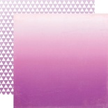 Аркуш скрап-паперу Echo Park - Purple Ombre, 30x30 см