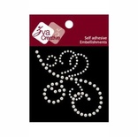 Прикраса з перлинок від Zva Creative - Flourish - White pearl, білий колір