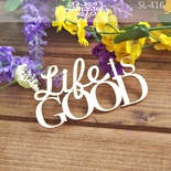 Чіпборд від Вензелик - Life is good, розмір: 90x49 мм