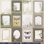 Аркуш одностороннього скрап-паперу 30x30 від Scrapmir Картки з колекції Herbarium Wild summer