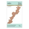 Пластини для фольгування від Spellbinders - Faux Script Happy Birthday