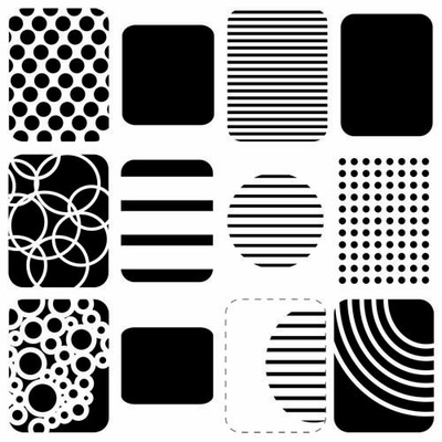 Маска The Crafter's Workshop - Mini Template Life Shapes Small, 15x15см