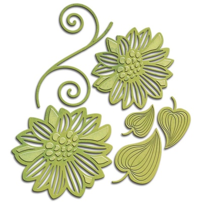 Ніж для вирубки від Spellbinders - Victorian Garden Romantic Blooms Two