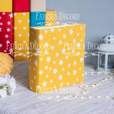 Заготовка альбома в мягкой обложке Звезды на желтом, TM Fabrika Decoru