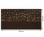 Відріз екошкіри з тисненням золотою фольгою Golden Dill Chocolate 50x25см, ТМ Фабрика Декору