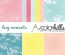 Набір паперу, фішок і штампів від Color Hills — колекція Lazy moments, 16 елементів