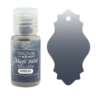 Суха фарба Magic paint - Фабрика Декору - Сіра пейна, 15мл