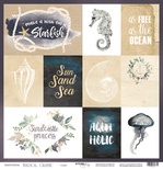 Аркуш односторонній Scrapmir - Cards - Nautical Graphic, 30x30cм