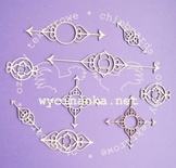 Чіпборд від Wycianka - Орнаменти - орієнтири, 9 шт.