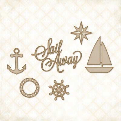 Чіпборд Blue Fern StudiOs-Sail Away