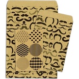 Конверти-пакетики з крафт-паперу BoBunny - Kraft Gift Bags Mustache