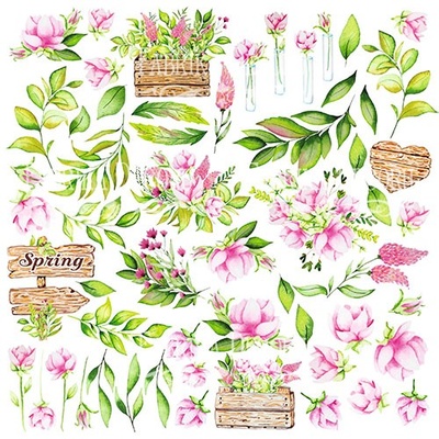 Лист для вырезания Spring blossom, ТМ Фабрика Декору
