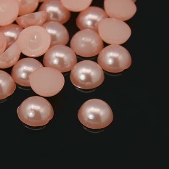 Напівперлинки PeachPuff, 5x2.2м, колір персиковий, 50 шт.